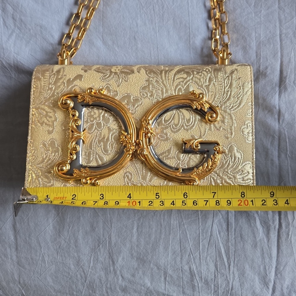 Dolce & Gabbana Gold DG Girls Flap Bag - Picture 11 of 11